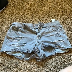 Ripped Jean shorts